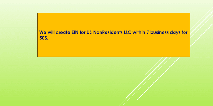 make your ein confirmation letter 147c for non residents llc