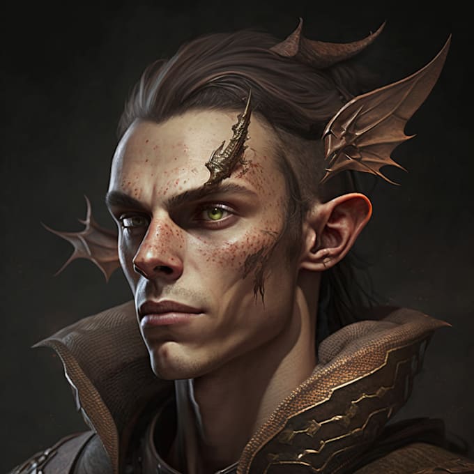 Create character art for your dnd world by Visionaryrealm | Fiverr