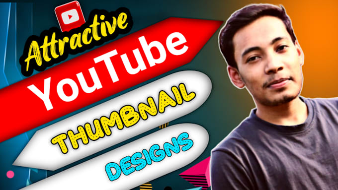 do design attractive youtube thumbnail image