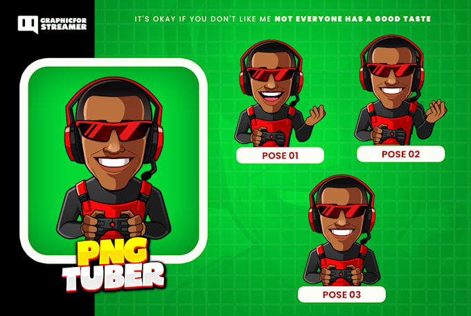 create custom pngtuber for live2d model or vtuber streamer