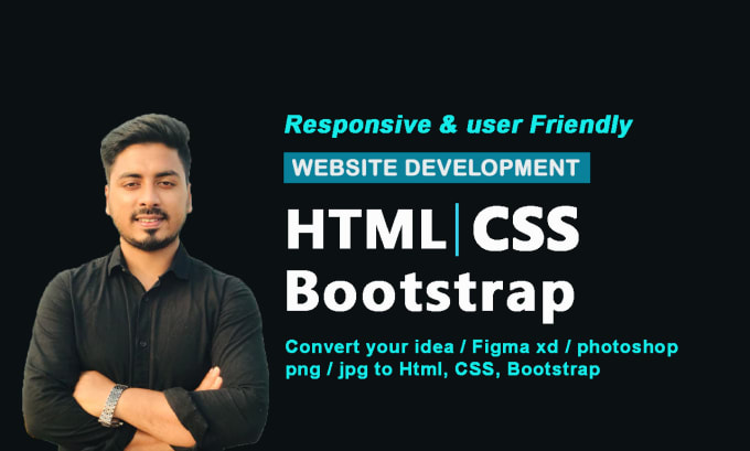 Do web design html, css, bootstrap and javascript by Motin55 | Fiverr