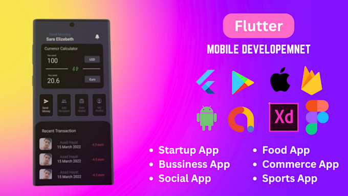 Develop android and ios app using flutter by Cs_solutions1 | Fiverr