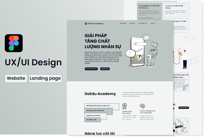 Do professional ui ux landing page and web template design by Trung_luu ...
