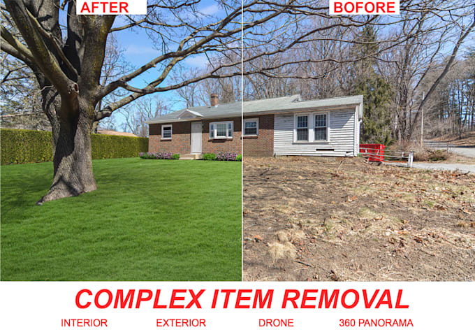 photoshop interior and exterior renovations