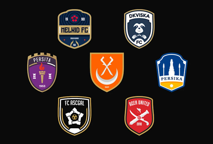 create football logo or soccer badge