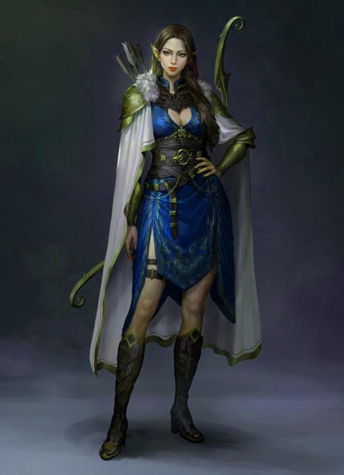 Make dnd character art and dnd character art by Ceastmite | Fiverr