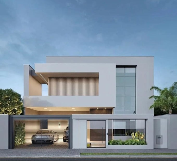 do architectural 2d plans, 3d modeling and rendering