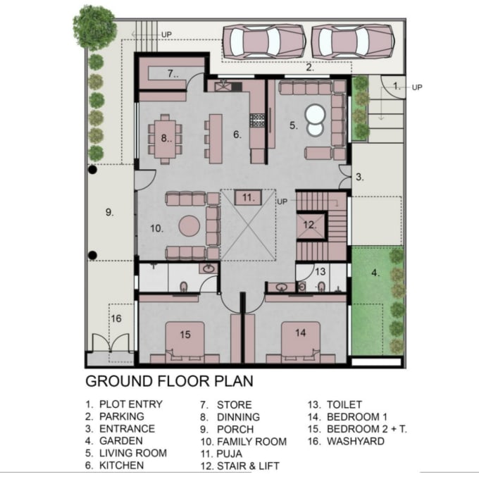 Create 2d floor plans and architectural drawings by Khushboopate168 ...