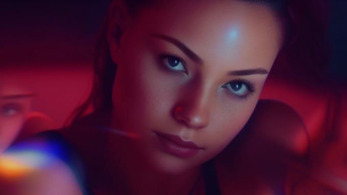 produce a unique artistic ai music video