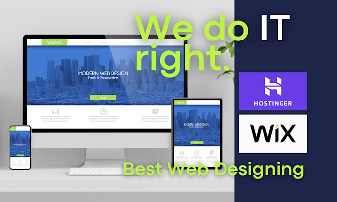 create nonprofits and business website with hostinger website builder