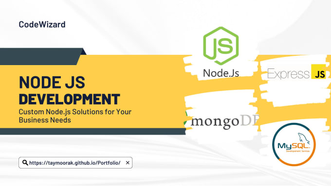 Provide you custom apis with nodejs, express and mongodb or mysql by ...