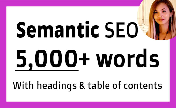 Write a 5000 word article that ranks, semantic seo by Amonratpwtn | Fiverr