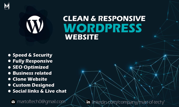build a website for your business on wordpress