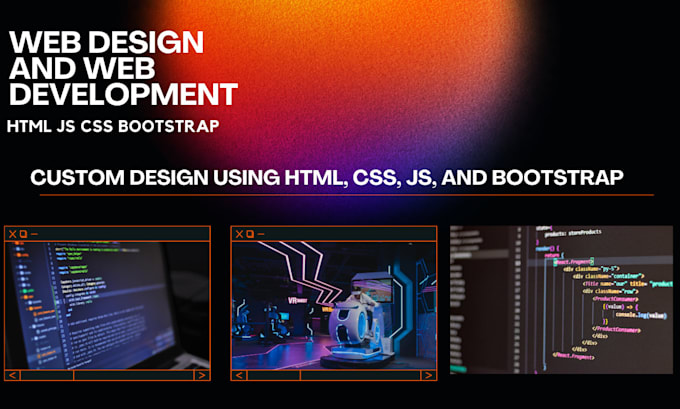 Be your front end developer html css js and bootstrap by ...