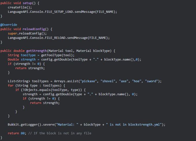 Code a professional java plugin for your minecraft server by ...