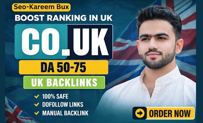 provide co UK backlinks having da 50 to 75 dofollow parament links