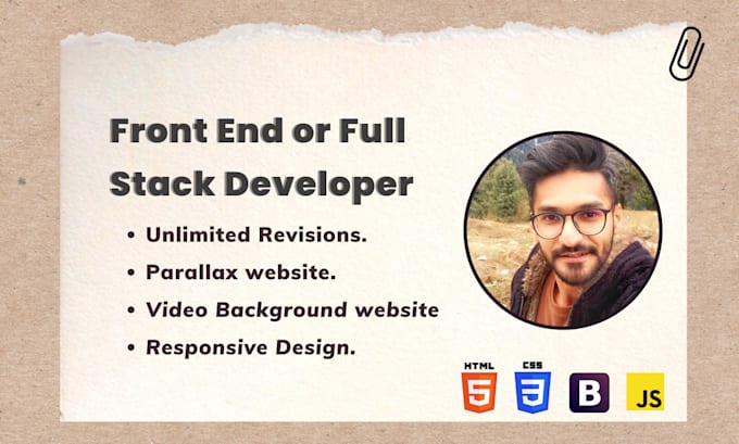 Be your front end or a full stack web developer by Zoxabbasi | Fiverr