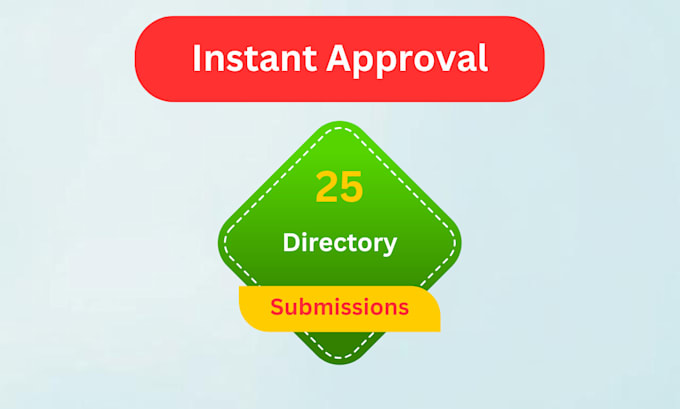 do manually 25 instant approval directory submissions
