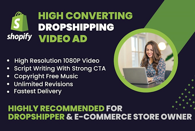 create shopify dropshipping viral video ads in 48 hours