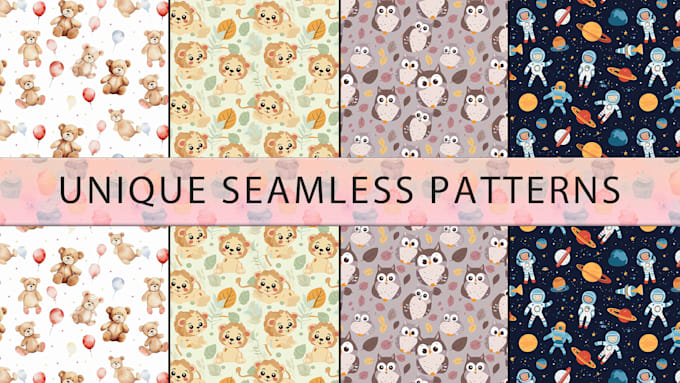 Create a unique and creative seamless pattern design by Littlelegendss ...