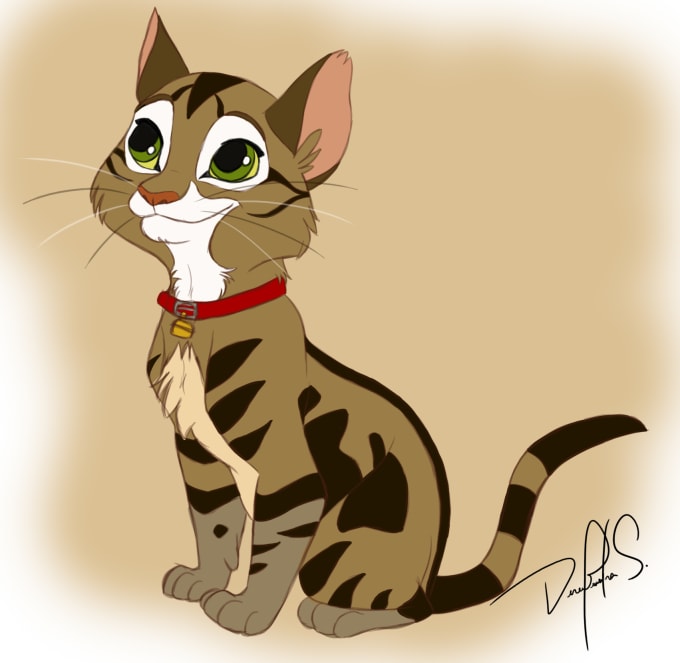 Draw your pet or any animal in disney style by Dbaviatrix | Fiverr