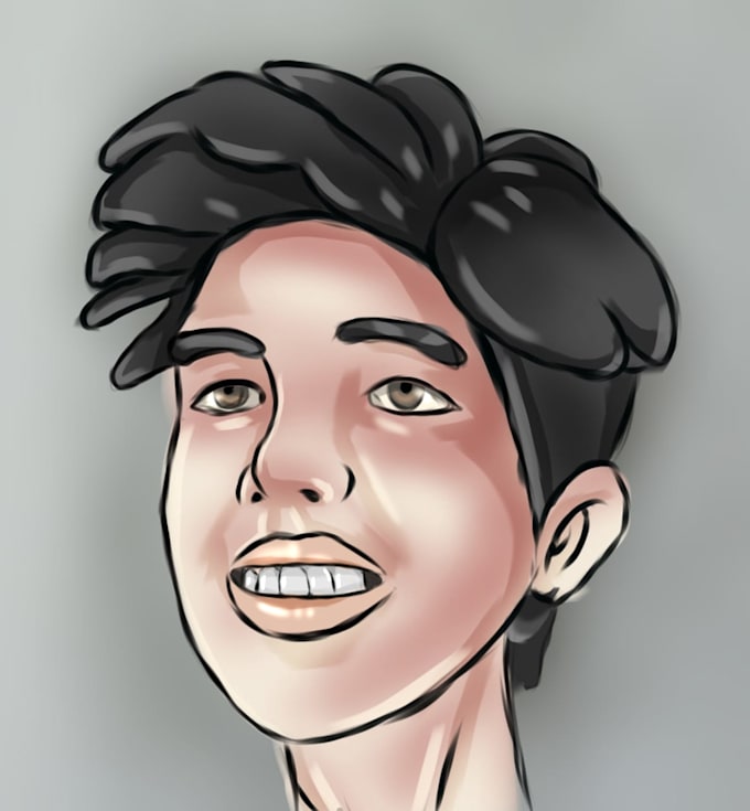 Draw you in cartoon style by Oktaax Fiverr