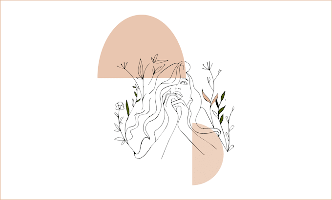 Draw professional minimal line art vector illustration by Khizraa_khan ...