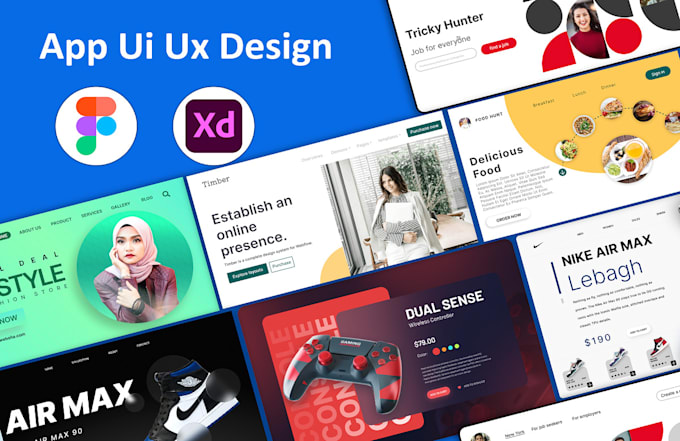 Do mobile app and web ui ux design in figma prototype by ...