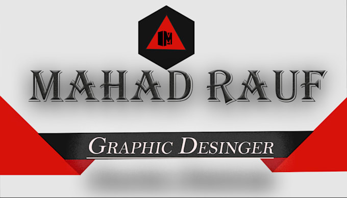Mahad Rauf Design professional business card on coreldraw and adobe by Mahadra ...