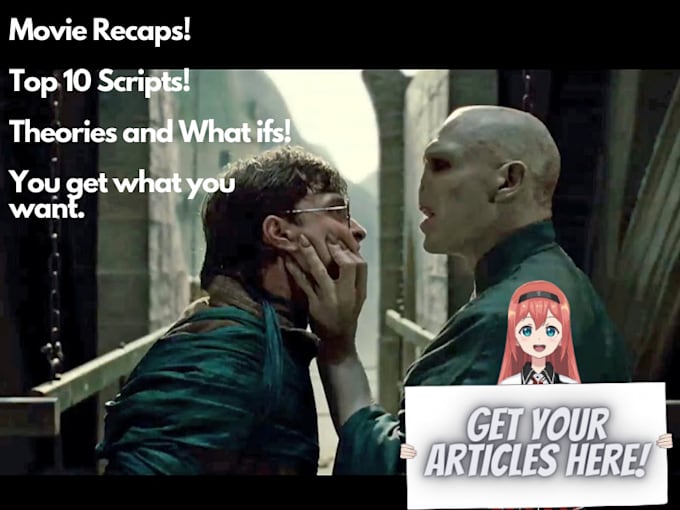 write movie recaps and youtube scripts for your channel