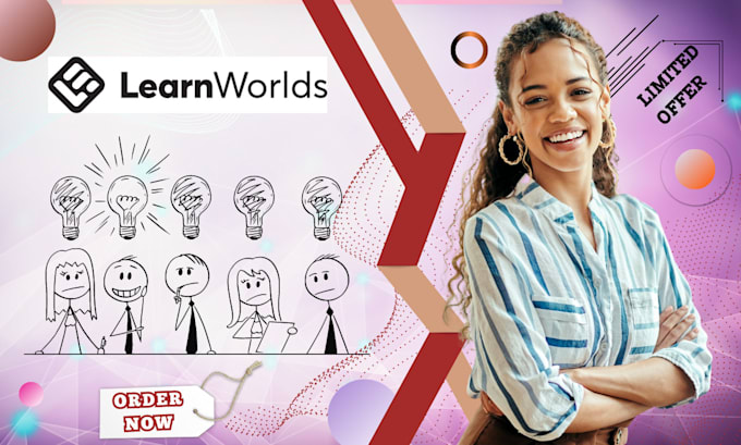 setup and design your learnworlds website