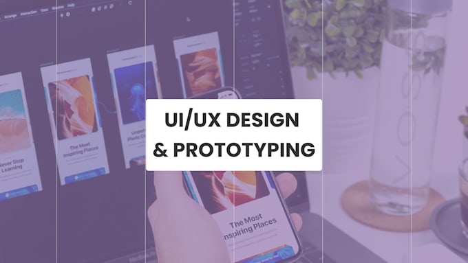 Design your concept into ui ux design until prototype by Aryagesha | Fiverr