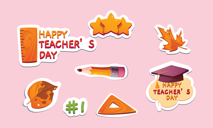 design custom motivational stickers, funny and cute stickers