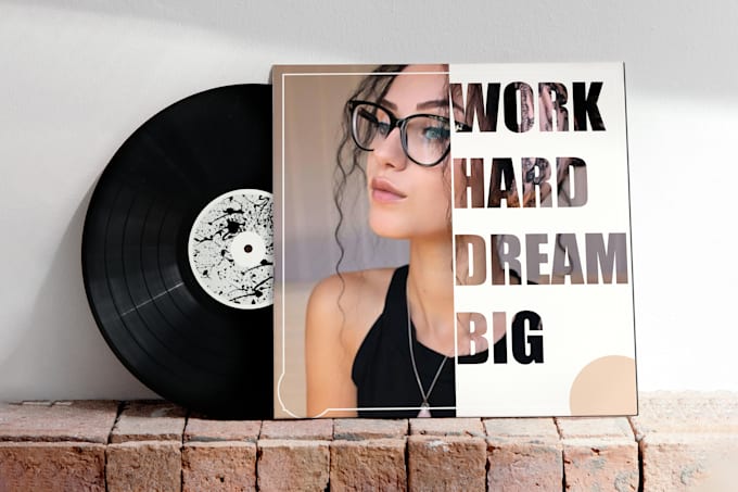 design album cover or single cover art and mixtape cover