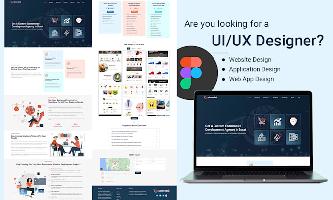 Innovative website ui ux design in figma by Tusharnakrani22 | Fiverr
