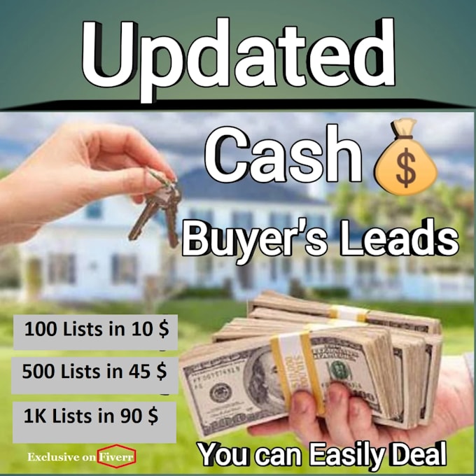 do active cash buyer lists with bulk skip tracing by tloxp