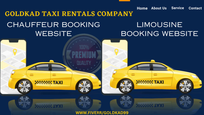 Design taxi booking website chauffeur website taxi website limousine