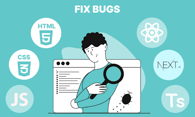 Fix all bugs in your react and next js website by Mdrakibul_0 | Fiverr
