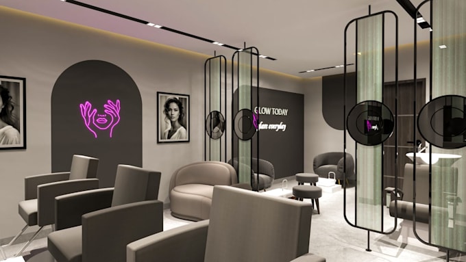 design saloon and spa interior fast