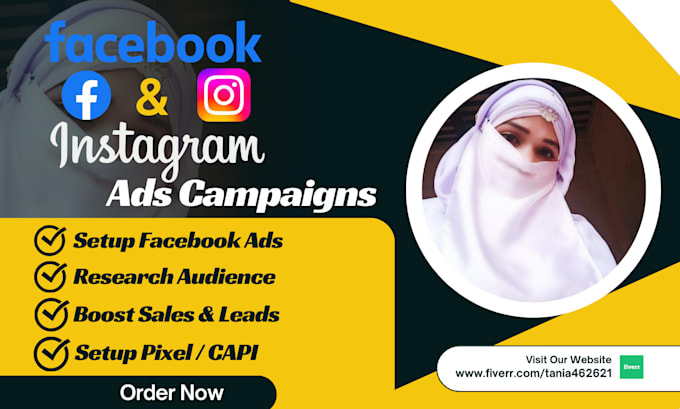 do your facebook the instagram ads campaign and manage