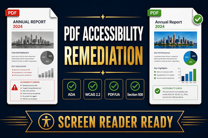 manually test and fix PDF accessibility issues