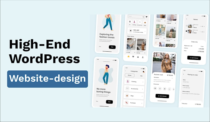 design and develop your website in wordpress