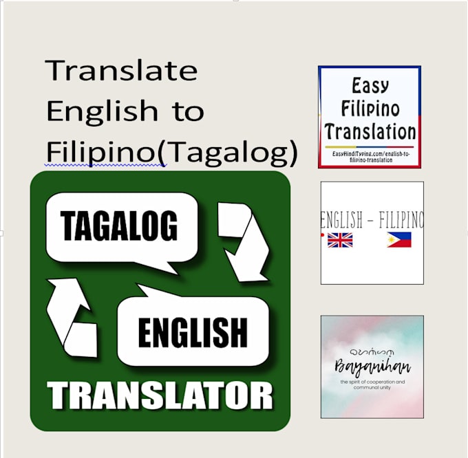 Translate english to filipino by Christinemarine Fiverr