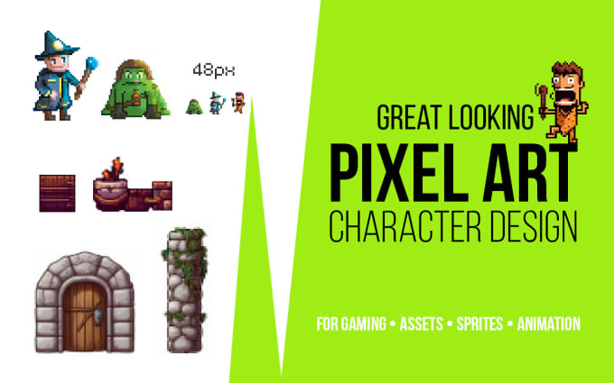Create pixel art characters, assets, sprites for your game by ...