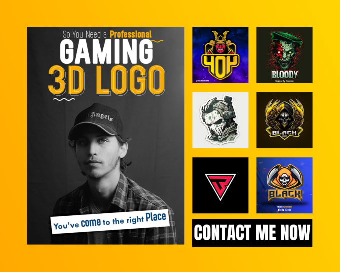 Make a unique gaming logo by Aimenmilek | Fiverr