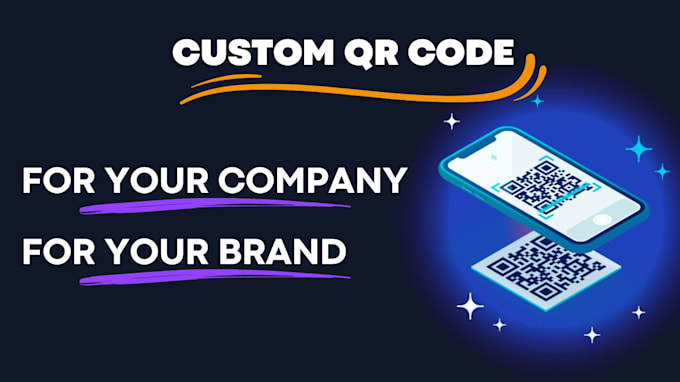 Create professional qr code design with your logo by Amineajouaoud | Fiverr