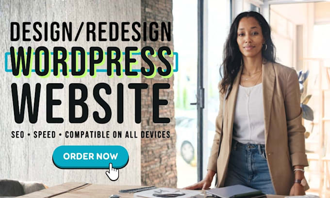 develop a responsive wordpress website design