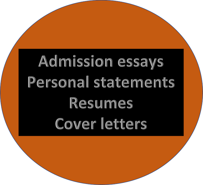 edit your personal or purpose statement and cover letter