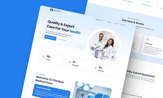 create a wordpress site for a healthcare or medical clinic