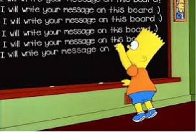 write-your-text-by-bart-simpson-on-chalk
